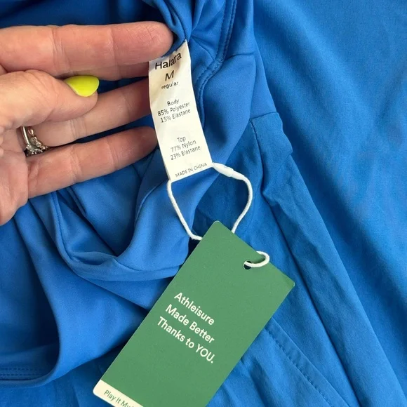 HALARA Vibrant Blue Jumpsuit NWT - Picture 5 of 7